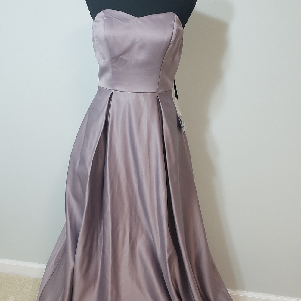 Lilac prom dress